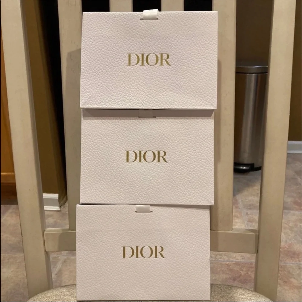 Authentic Dior Gift Bag with Ribbon - Set of 6
